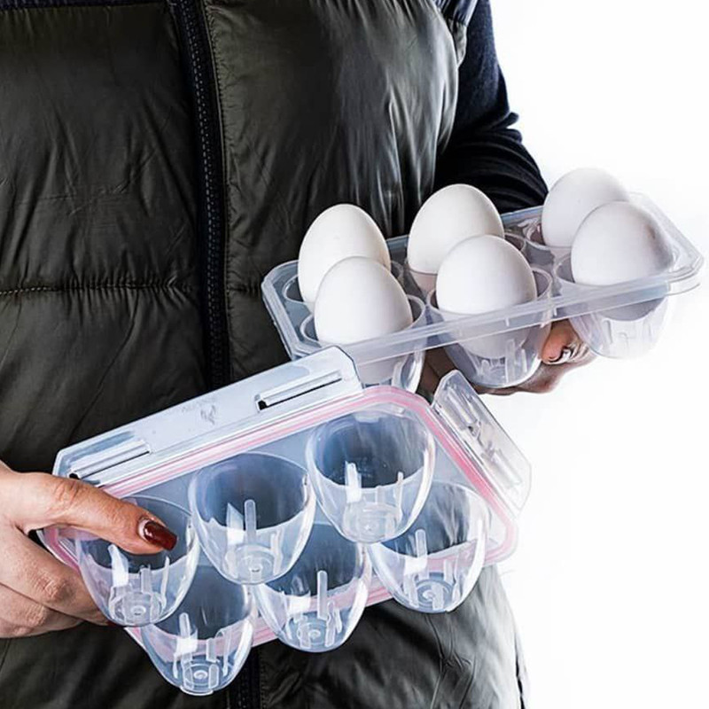 ظرف نگهدانده تخم مرغ مدل شش عددی کد 6