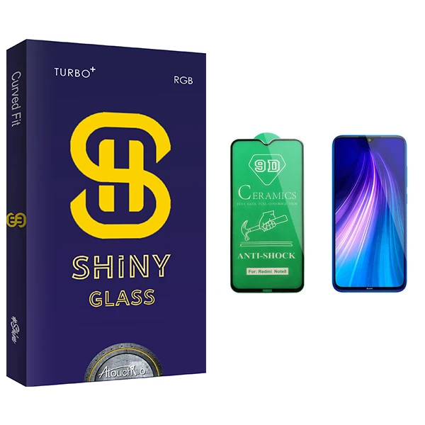 محافظ صفحه نمایش سرامیکی آتوچبو مدل Shiny Glass مناسب برای گوشی موبایل شیائومی Redmi Note 8