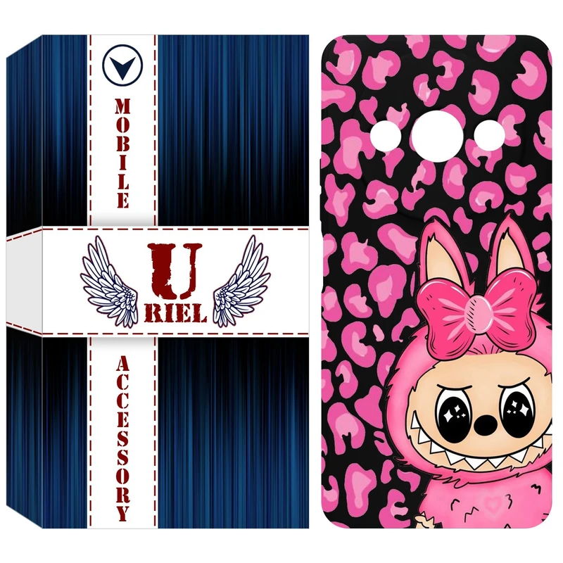 کاور یوریل مدل KSH کد 107 طرح عروسک لبوبو مناسب برای گوشی موبایل شیائومی Redmi A3 / A3x