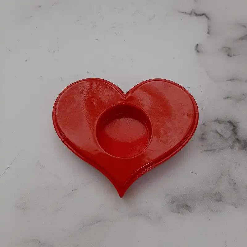 قالب شمع سیلیکونی مدل قلب