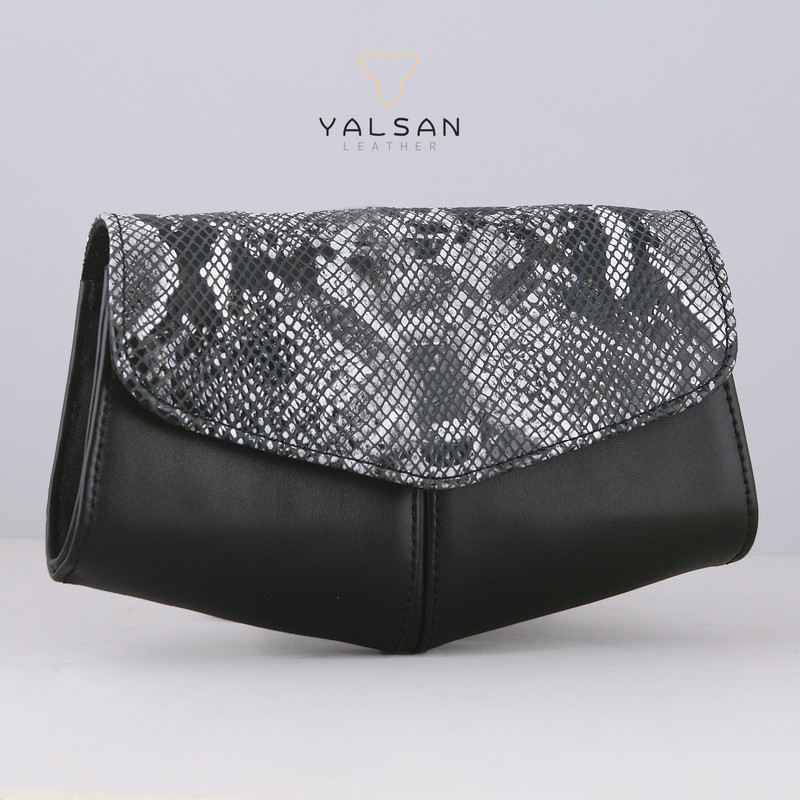 ست کیف و کفش زنانه چرم یلسان مدل هیلدا کد RTL-304-msk به همراه کمربند و جاکلیدی و جاکارتی