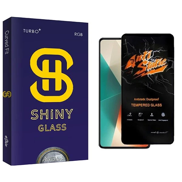 محافظ صفحه نمایش آتوچبو مدل Shiny Antistatic مناسب برای گوشی موبایل شیائومی Redmi note 13