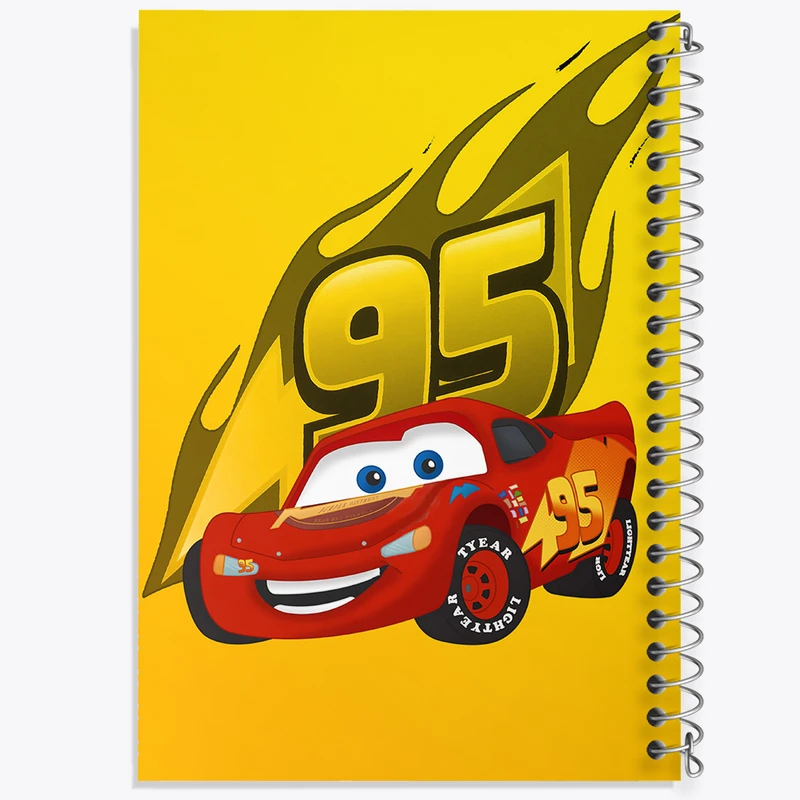 دفتر مشق 100 برگ خندالو طرح ماشین ها (Cars) کد 36532