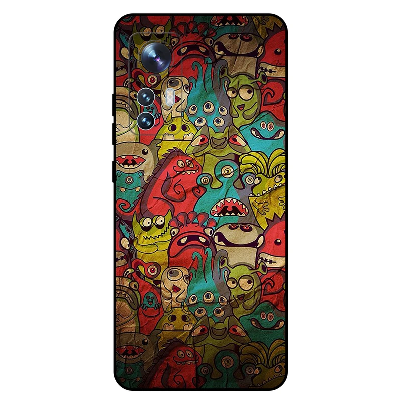 کاور مگافون طرح هیولا مدل 0101 مناسب برای گوشی موبایل شیائومی 12 / 12x 