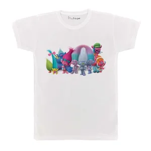 تی شرت بچگانه پرمانه طرح ترول ها کد pmt.4341