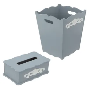 ست سطل و جای دستمال کاغذی مدل G_155