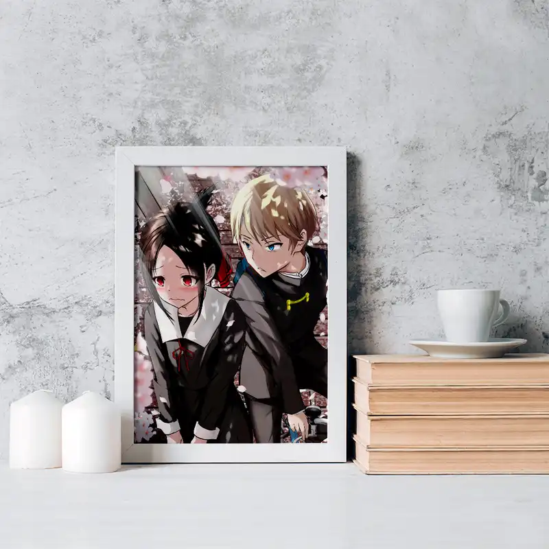 تابلو خندالو مدل میوکی و کاگویا انیمه کاگویا ساما کد 15984