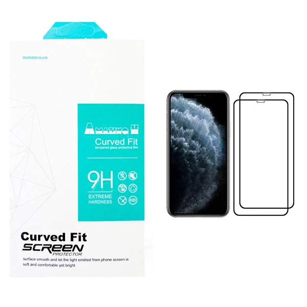 محافظ صفحه نمایش مدل AMAZING مناسب برای گوشی موبایل اپل iPhone 11 Pro بسته دو عددی