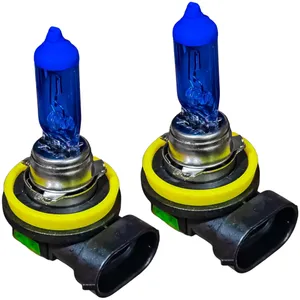 لامپ مه شکن چراغ جلو تک حالته بست یدک مدل یخی پایه H11 مناسب برای BYD S6 بسته ۲ عددی