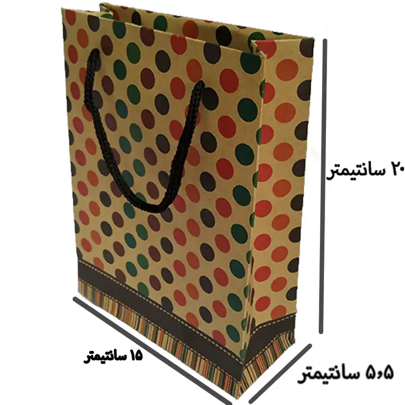 ساک هدیه مدل خالدار