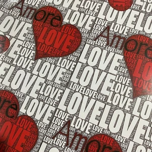 کاغذ کادو مدل قلب