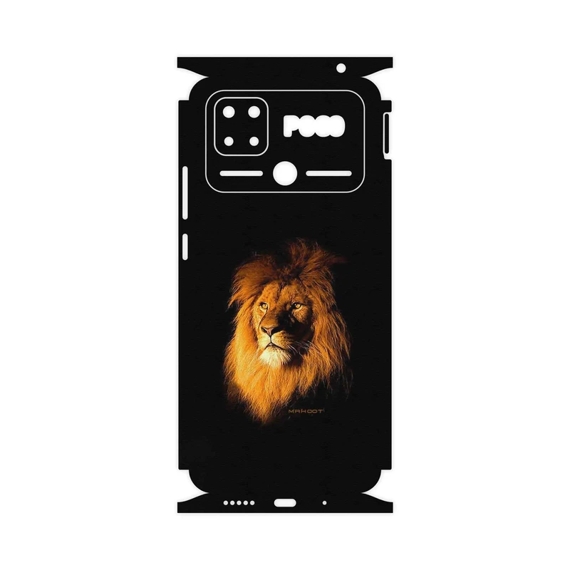 برچسب پوششی ماهوت مدل Lion-FullSkin مناسب برای گوشی موبایل شیائومی Poco C40