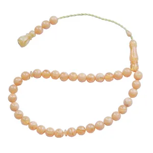 تسبیح مدل کهربا پودری 33 دانه کد T_479