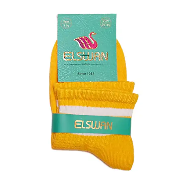 جوراب ساق کوتاه بچگانه ال سون مدل دوخط کد PH487.65