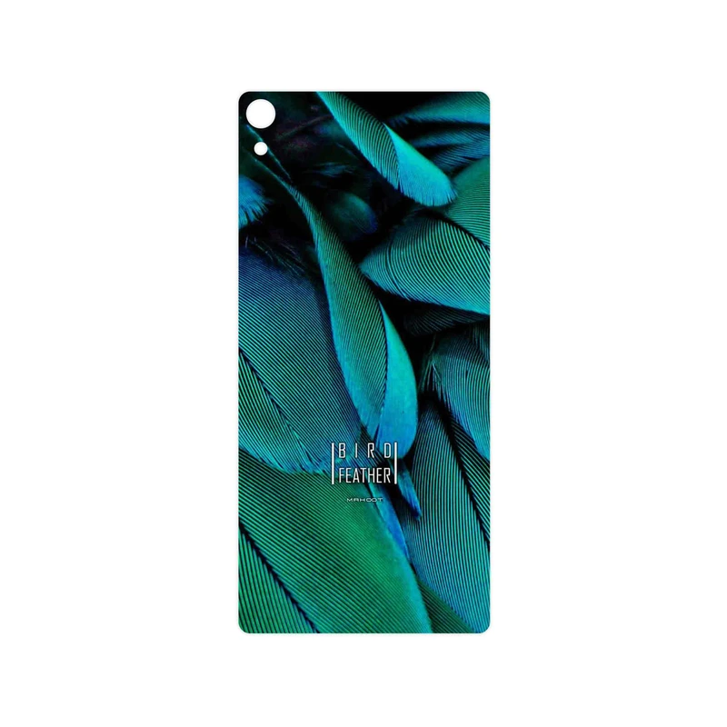 برچسب پوششی ماهوت مدل Green Feather مناسب برای گوشی موبایل سونی Xperia XA Ultra