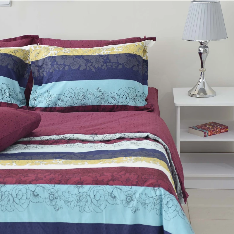 سرویس ملحفه بومرنگ مدل Vita یکنفره 4 تکه