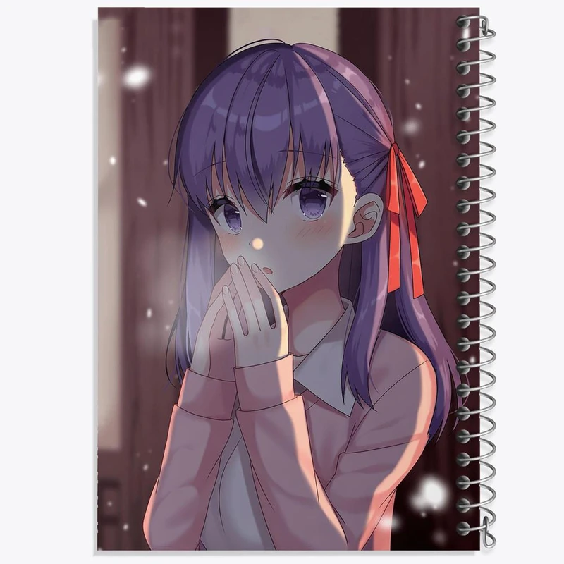 دفتر لیست خرید 50 برگ خندالو طرح ساکورا انیمه فیت استی نایت Fate Stay Night کد 22814