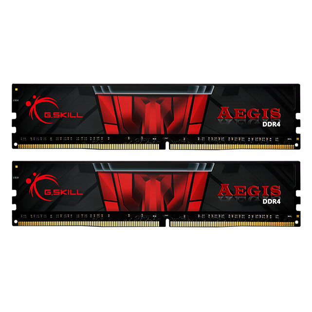 رم دسکتاپ DDR4 دو کاناله 3000 مگاهرتز CL16 جی اسکیل مدل Aegis ظرفیت 32 گیگابایت