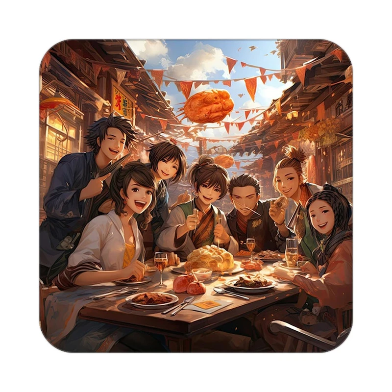 زیر لیوانی کاکتی طرح انیمه anime مدل mp15788