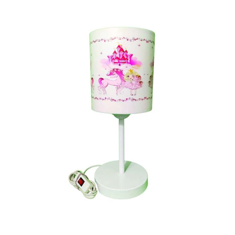 آباژور کودک طرح اسب تک شاخ و قلعه 077