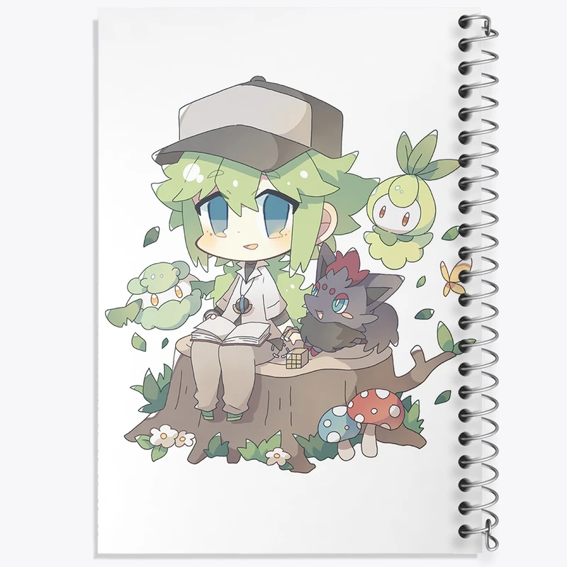 دفتر شطرنجی 50 برگ خندالو مدل بازی پوکمون (pokemon) کد 32725