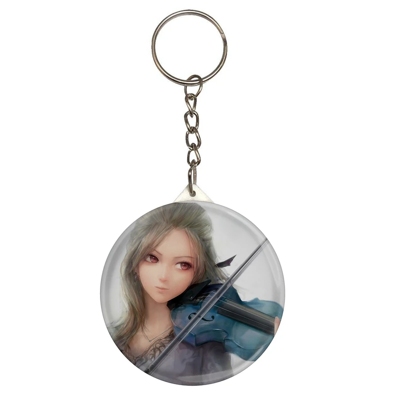 جاکلیدی طرح انیمه دختر و ویولن مدل S10317