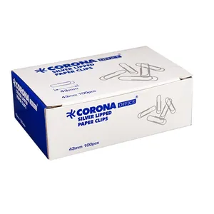 گیره کاغذ مدل کرونا بسته 100 عددی