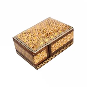 جا سکه‌ای خاتم کاری مدل کبریتی کد pp47