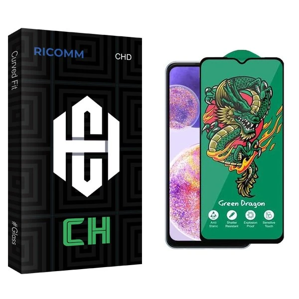 محافظ صفحه نمایش ریکام مدل CH Green_Dragon مناسب برای گوشی موبایل سامسونگ Galaxy A23