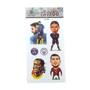 تتو موقت طرح رونالدو و مسی و رونالدینیو کد 388