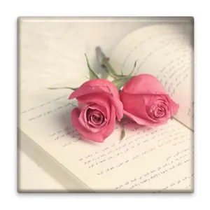 زیر لیوانی  مدل گل و کتاب کد    4698676_3356
