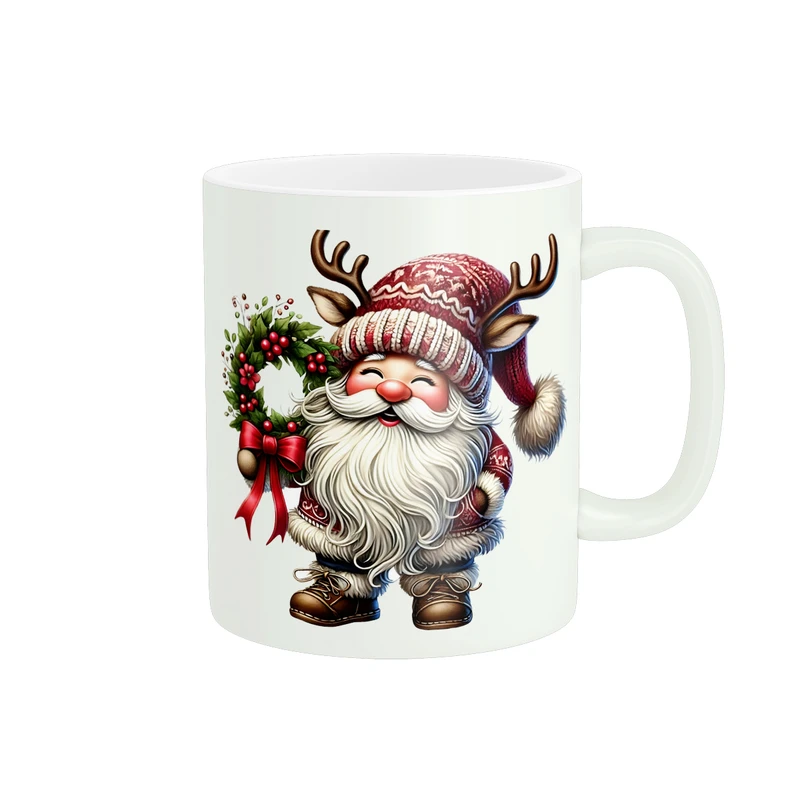 ماگ پادآفرین مدل فصل زمستان طرح عروسکی کد PM783