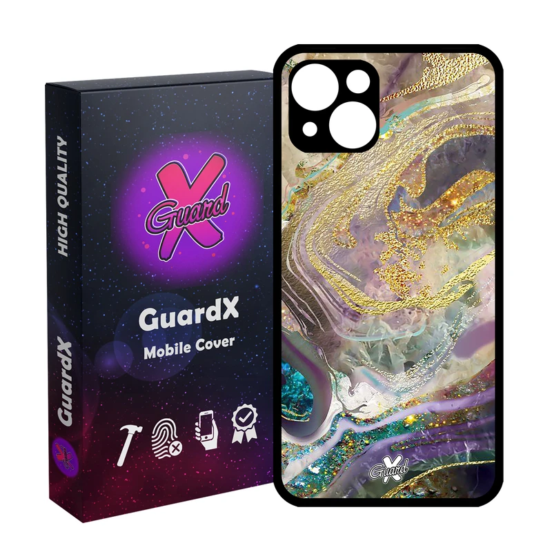 کاور گارد ایکس طرح ماربل مدل Glass10295 مناسب برای گوشی موبایل اپل iPhone 13