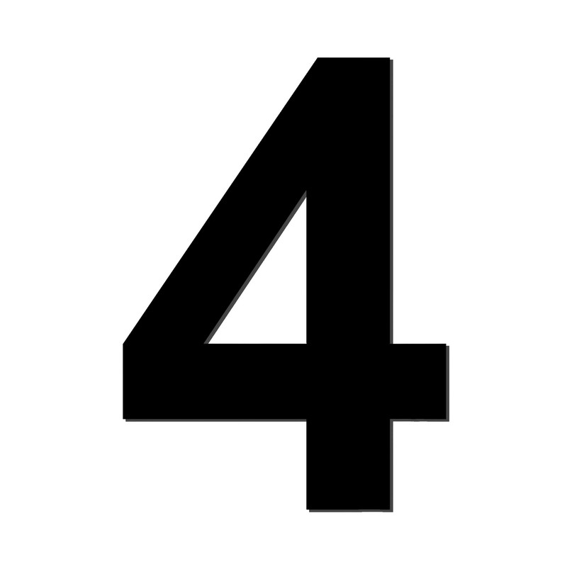 تابلو راهنما آژنگ طرح مستطیل مدل شماره و اعداد کد NUB-4-409