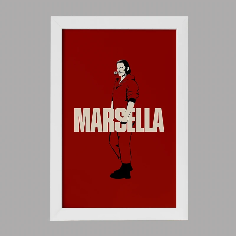 تابلو خندالو مدل مارسلا سریال خانه ی کاغذی کد F1716