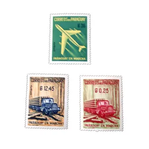 تمبر یادگاری مدل وسیله نقللیه کد DS2995 مجموعه 3 عددی