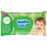 دستمال مرطوب مولفیکس مدل Aromatic بسته 70 عددی