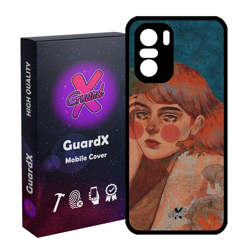 کاور گارد ایکس طرح Girl مدل Glass10330 مناسب برای گوشی موبایل شیائومی Poco F3/MI 11X/MI 11X Pro/Redmi K40/K40 Pro