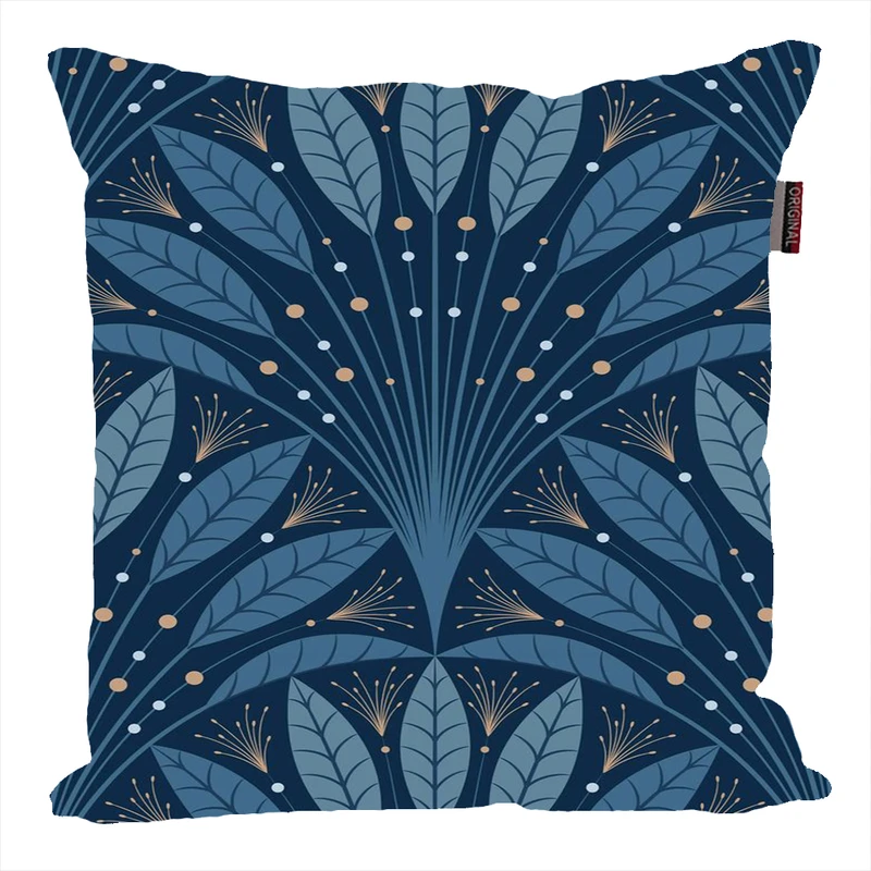 کوسن ناریکو مدل فانتزی طرح گل و برگ کد 04868