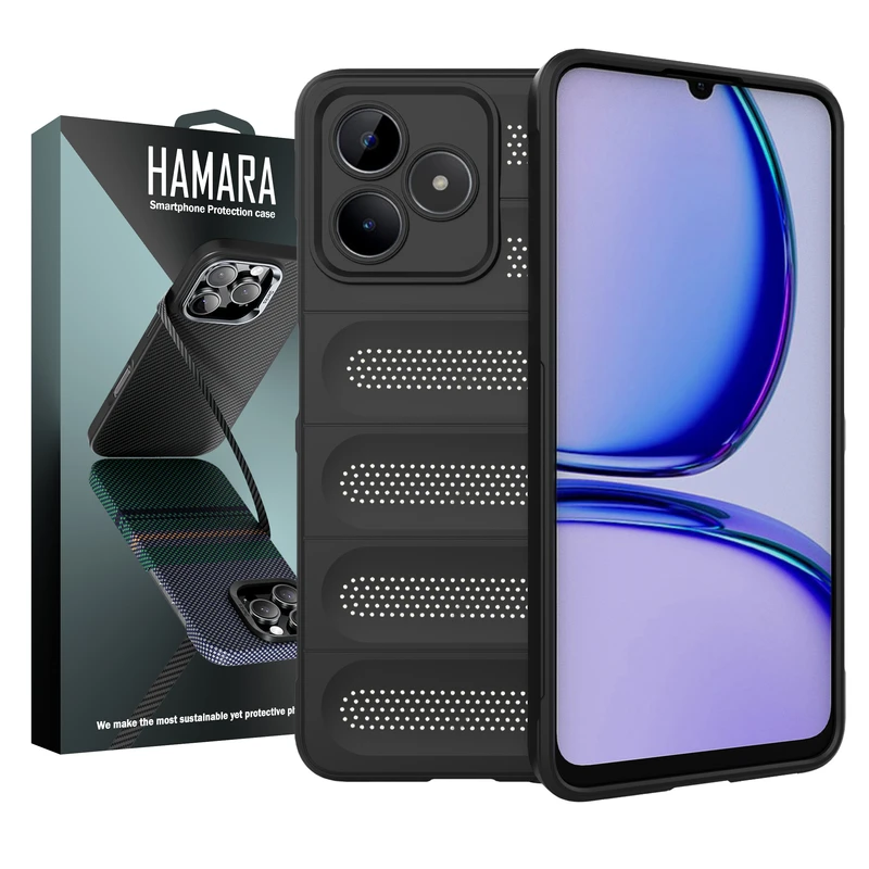 کاور هامارا مدل AirFlex مناسب برای گوشی موبایل ریلمی Note 50 /  C53 /  C51