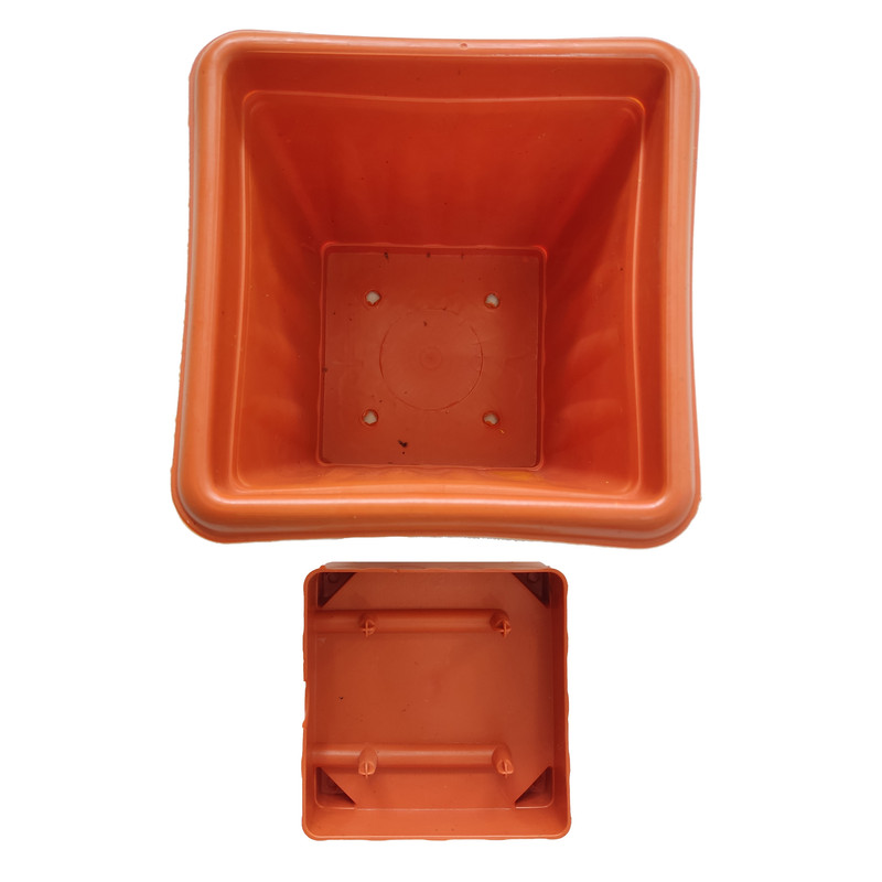 گلدان مدل پلاستیکی مربع کد Sh18