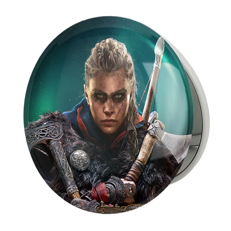 آینه جیبی خندالو طرح بازی اساسینز کرید Assassins  Creed مدل تاشو کد 27898