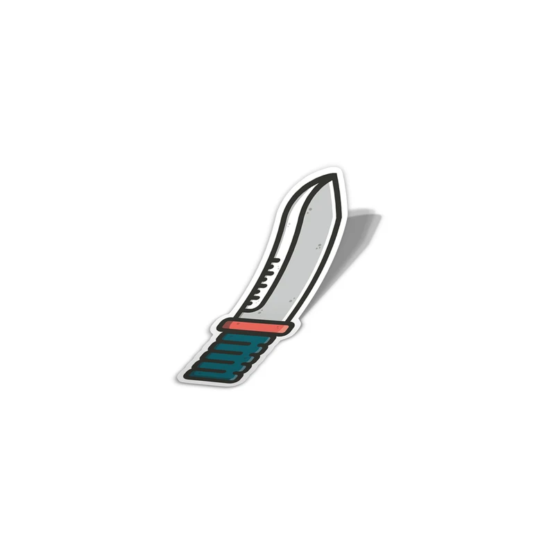استیکر تزئینی موبایل و تبلت لولو مدل چاقو KNIFE کد 769 
