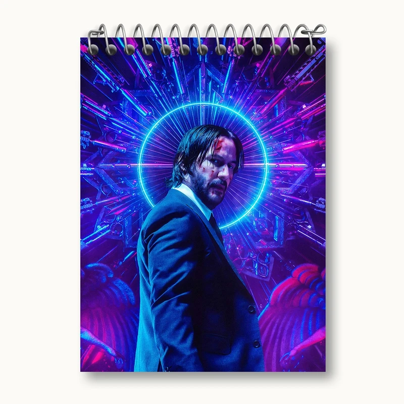 دفتر یادداشت 50 برگ خندالو مدل جان ویک John Wick کد 28563