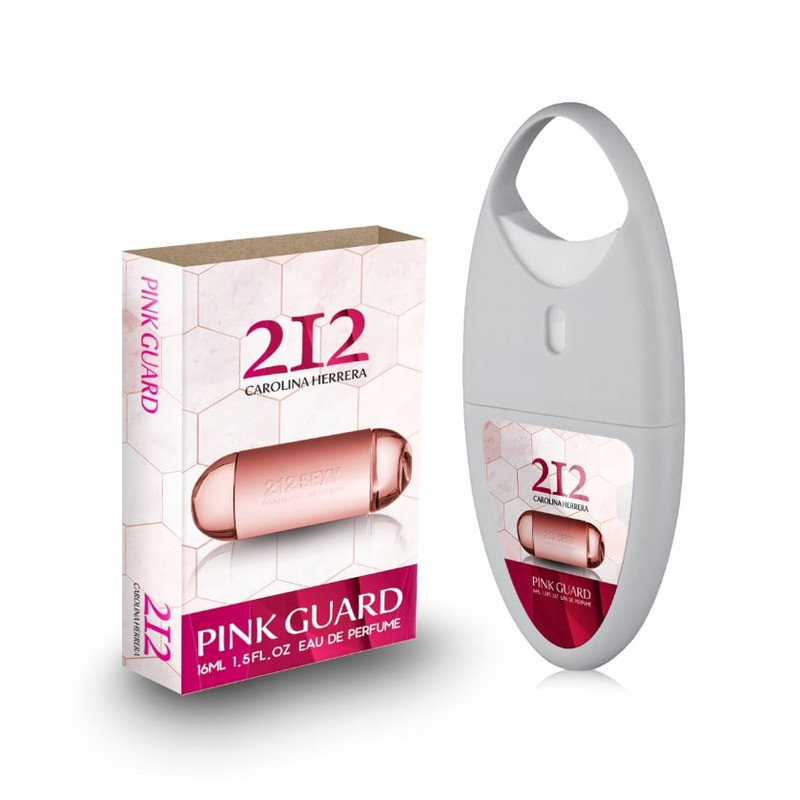 عطر جیبی زنانه پینک گارد مدل Carolina Herrera 212 حجم 16 میلی لیتر عطر جیبی زنانه پینک گارد مدل Carolina Herrera 212 حجم 16 میلی لیتر