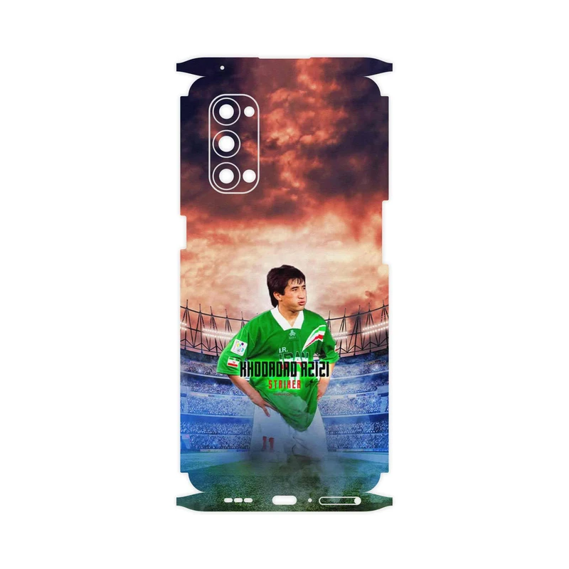 برچسب پوششی ماهوت مدل Khodadad Azizi-FullSkin مناسب برای گوشی موبایل اپو Reno4 Pro 5G