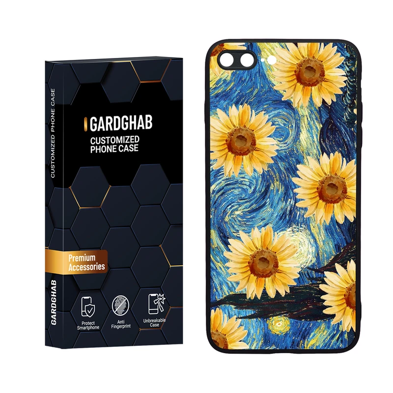 کاور گارد قاب مدل دورژله ای هنری مناسب برای گوشی موبایل اپل iPhone 7 Plus / 8 plus