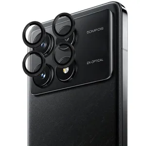 محافظ لنز دوربین مدل Redmi مناسب برای گوشی موبایل شیائومی Poco X6 Pro 5G 