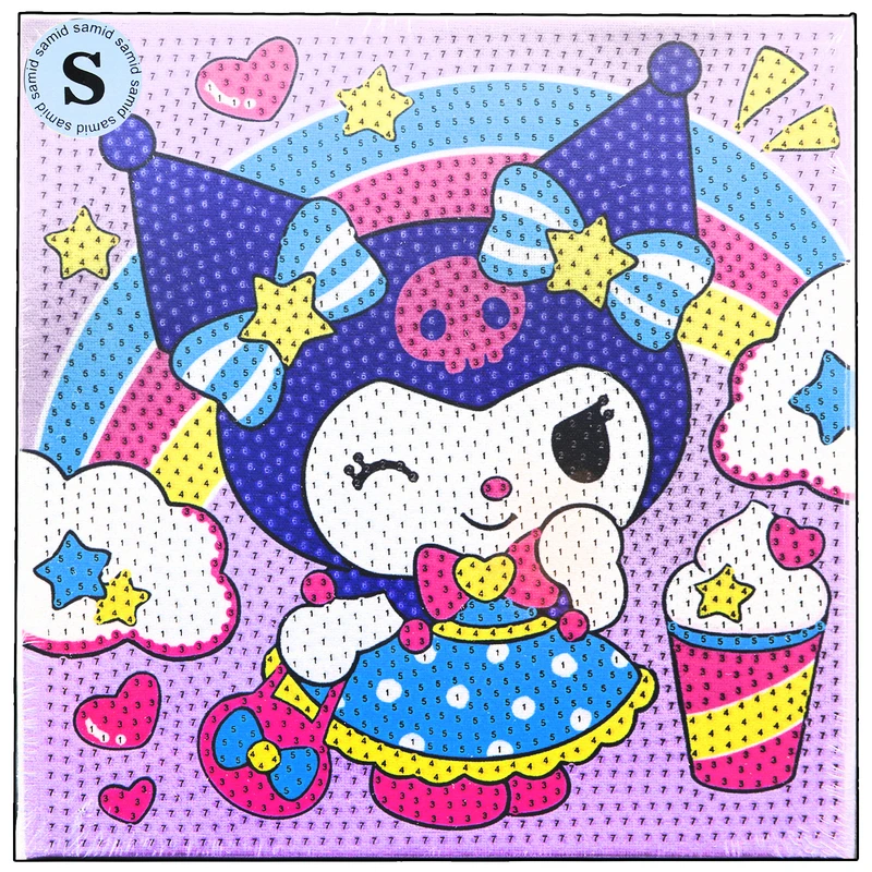 بازی آموزشی سمید مدل ساخت تابلو نقاشی الماسی طرح کرومی