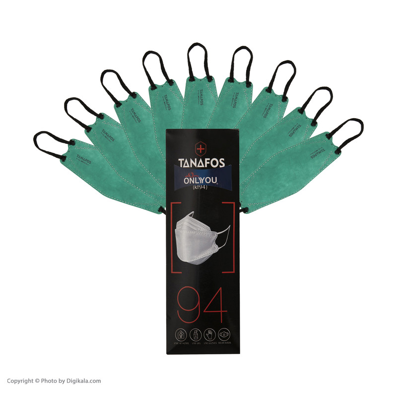 ماسک تنفسی اونلی یو طرح سه بعدی مدل تنفس کد Grn 610 بسته 25 عددی